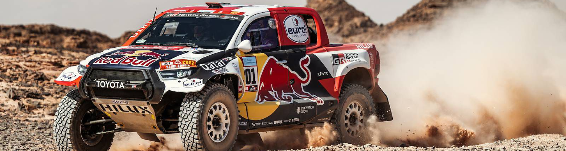 Изображение на странице НАССЕР АЛЬ-АТТИЯ ЗА РУЛЕМ TOYOTA HILUX СТАЛ ПОБЕДИТЕЛЕМ РАЛЛИ-РЕЙДА «ДАКАР-2022» Тойота Центр Кемерово